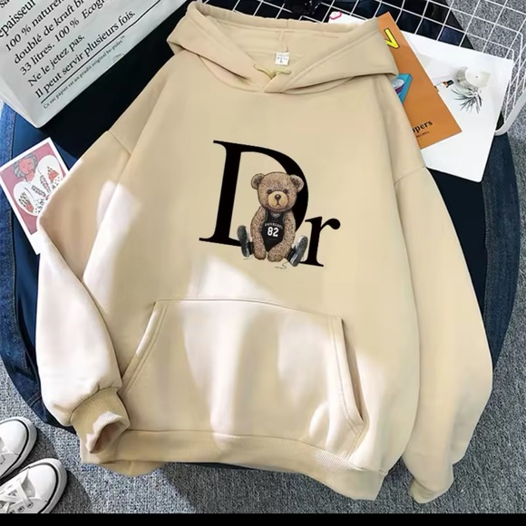 Beige Teddy Bear Dog Hoodie - Picture 1 of 1